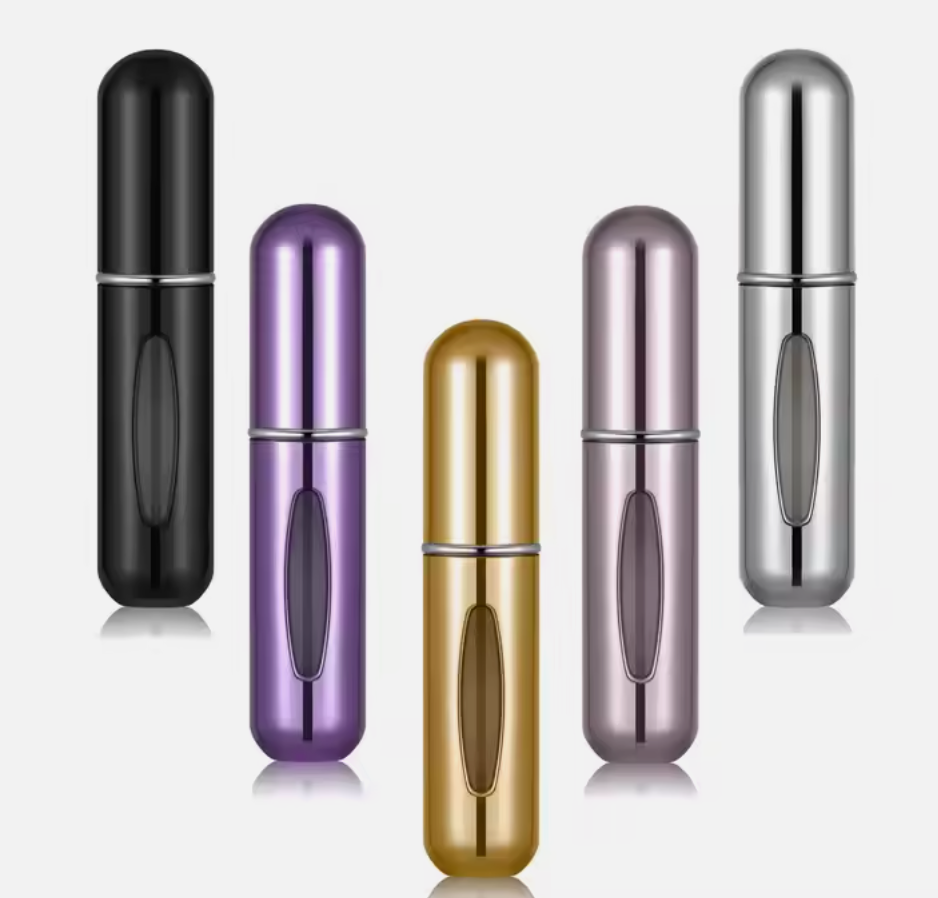 Andus Compact Refillable Aluminum Perfume Atomizer