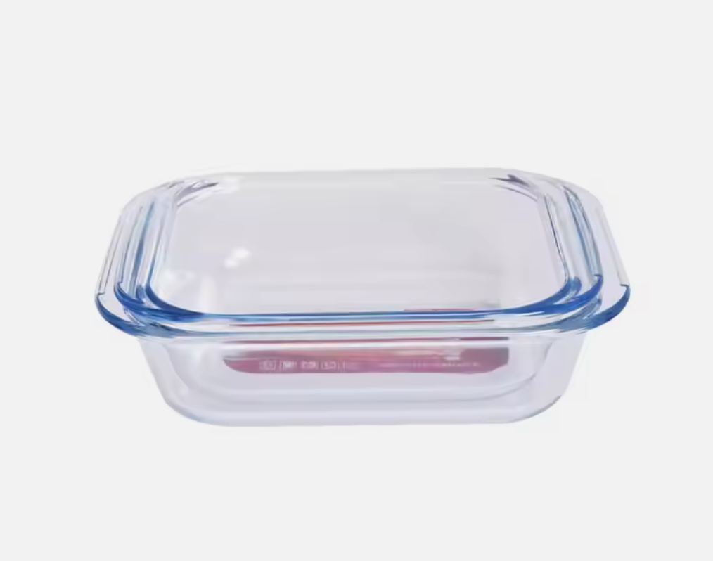 Angus Non stick square clear glass bakeware tray