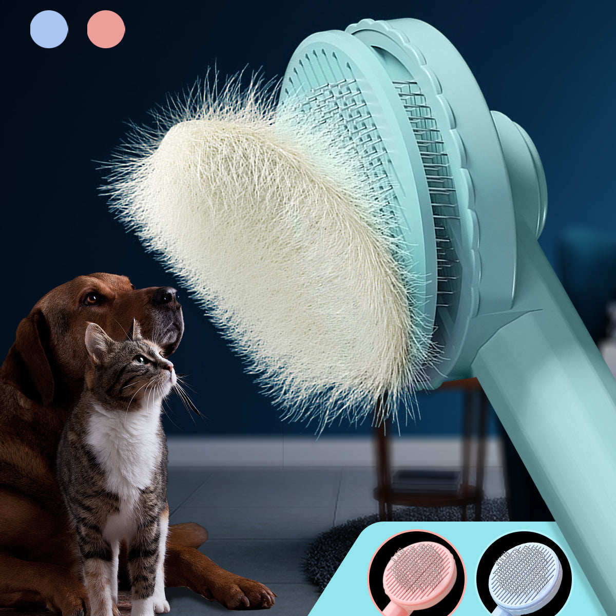 Pet Supplies Galore Cat Self Cleaning Slicker Brush