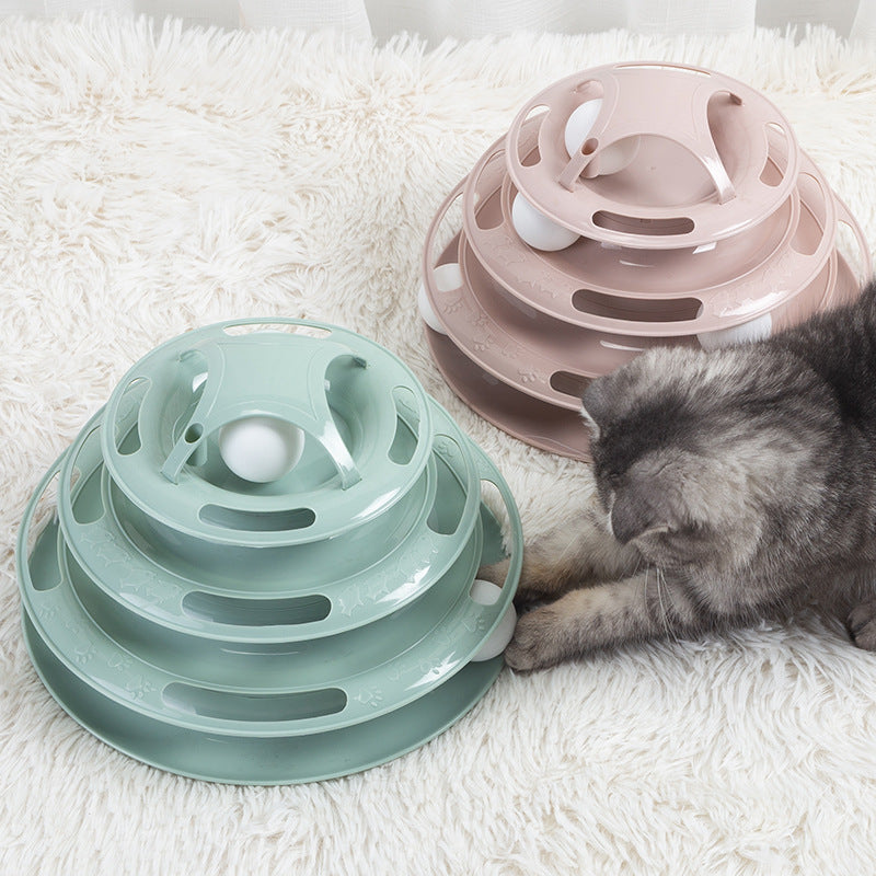 Pet Supplies Galore Interactive Cat Tower Track Toy