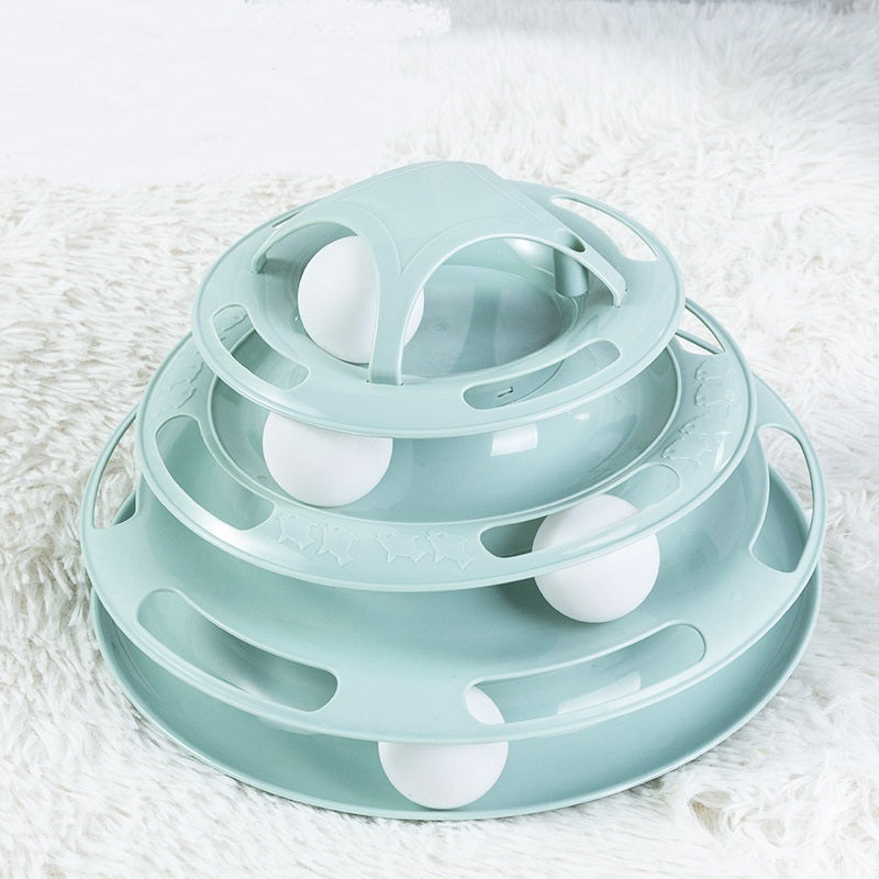 Pet Supplies Galore Interactive Cat Tower Track Toy
