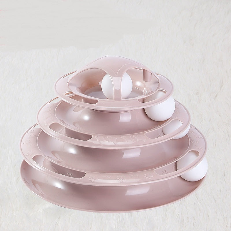 Pet Supplies Galore Interactive Cat Tower Track Toy