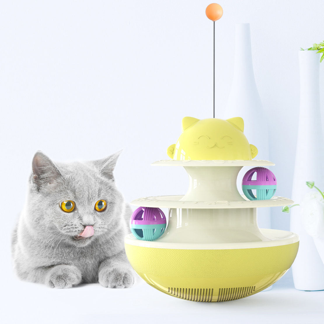 Pet Supplies Galore Cat Rotating Interactive Toy