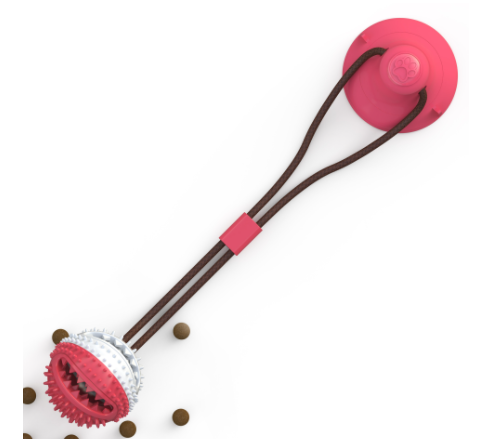 Pet Supplies Galore Silicone Suction Tug Toy
