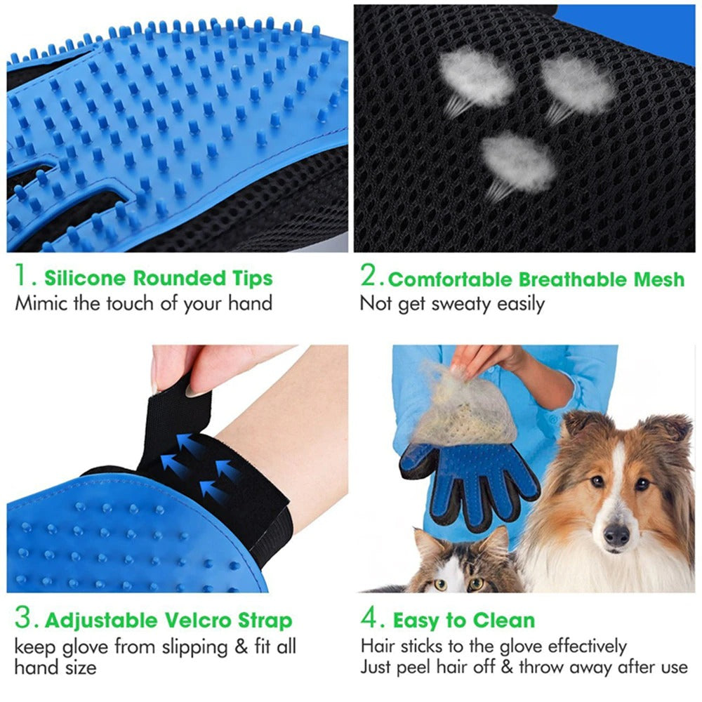 Pet Supplies Galore Pet Silicone Glove Brush
