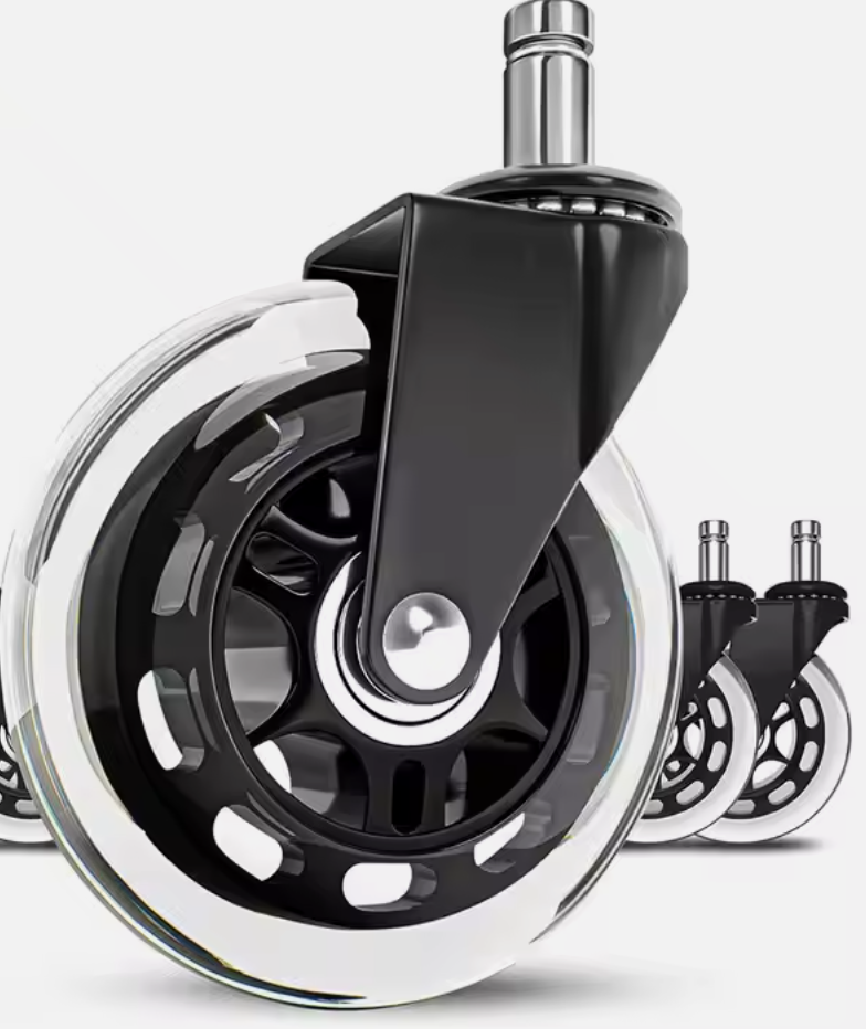 Andus Versatile 3-Inch Swivel Casters with Polyurethane Wheels for Furniture