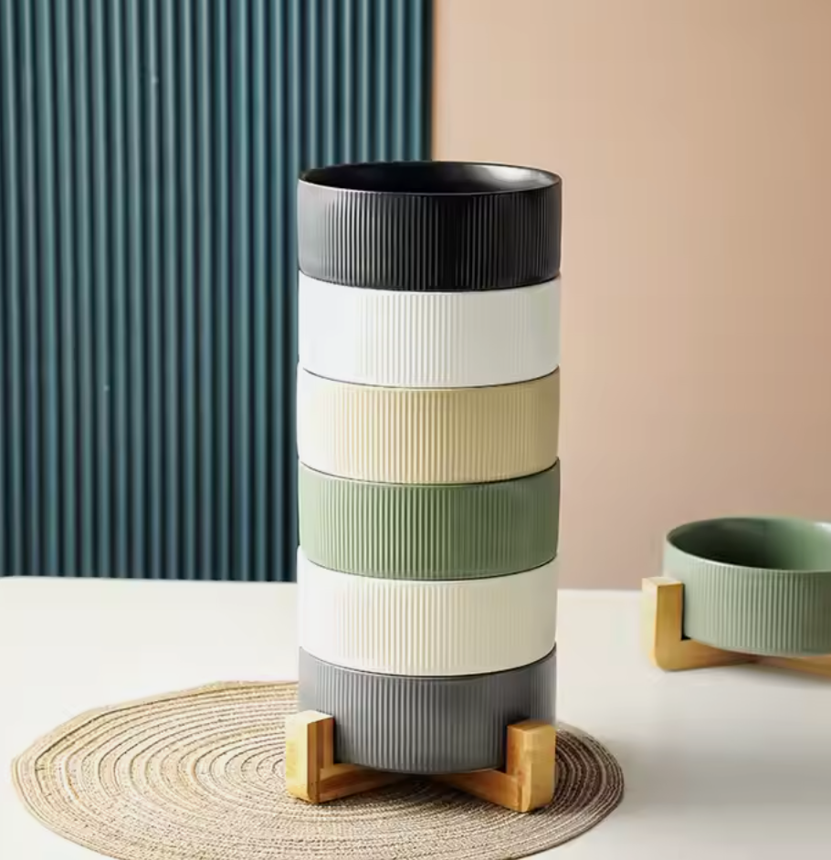 Andus Ceramic cat dog bowls