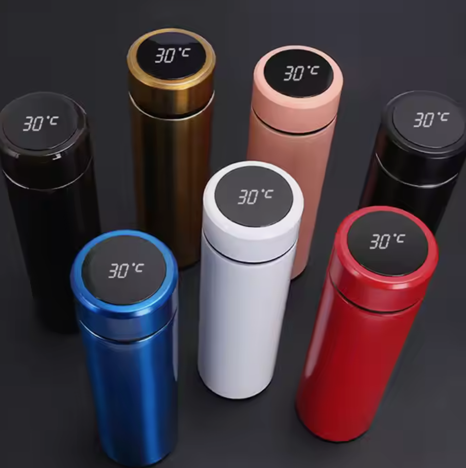 Andus Termos LED Temperature Display Water Bottle Cup Flask