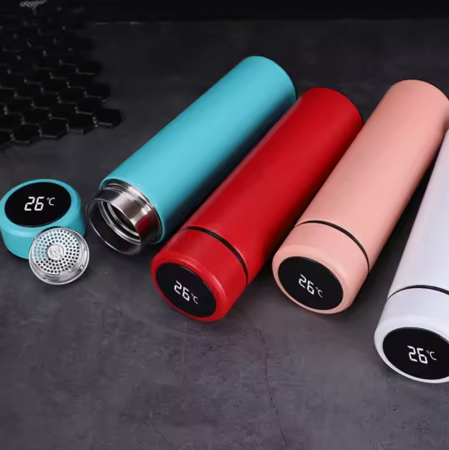 Andus Termos LED Temperature Display Water Bottle Cup Flask