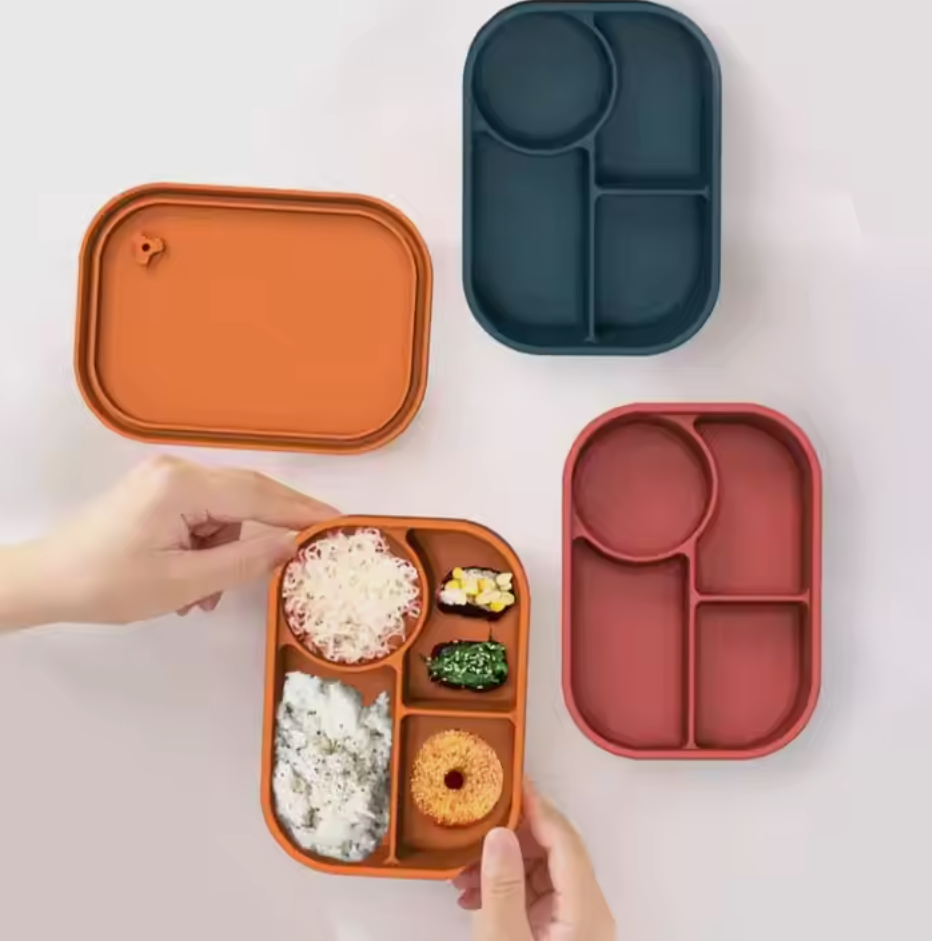 Andus ECO Friendly Silicone Bento Lunch Box
