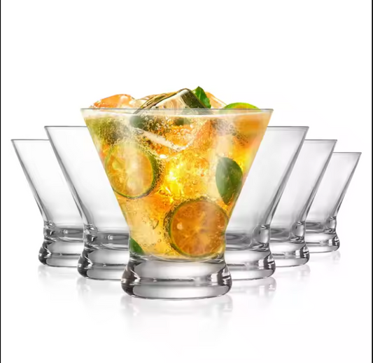 Andus Crystal Martini Glasses