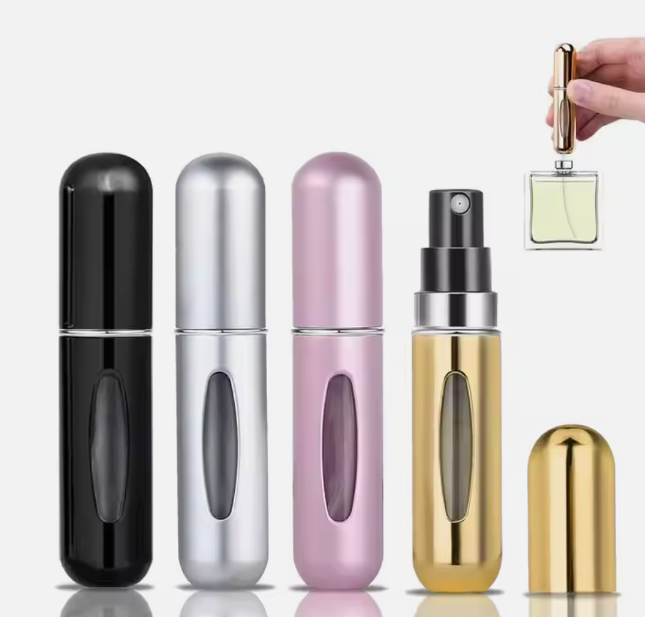 Andus Compact Refillable Aluminum Perfume Atomizer