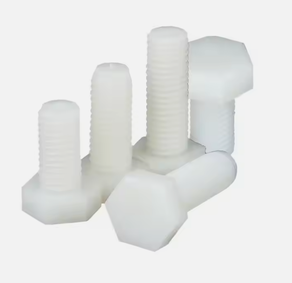 Andus Plastic Nylon White Hex 8mm Screw Fasteners