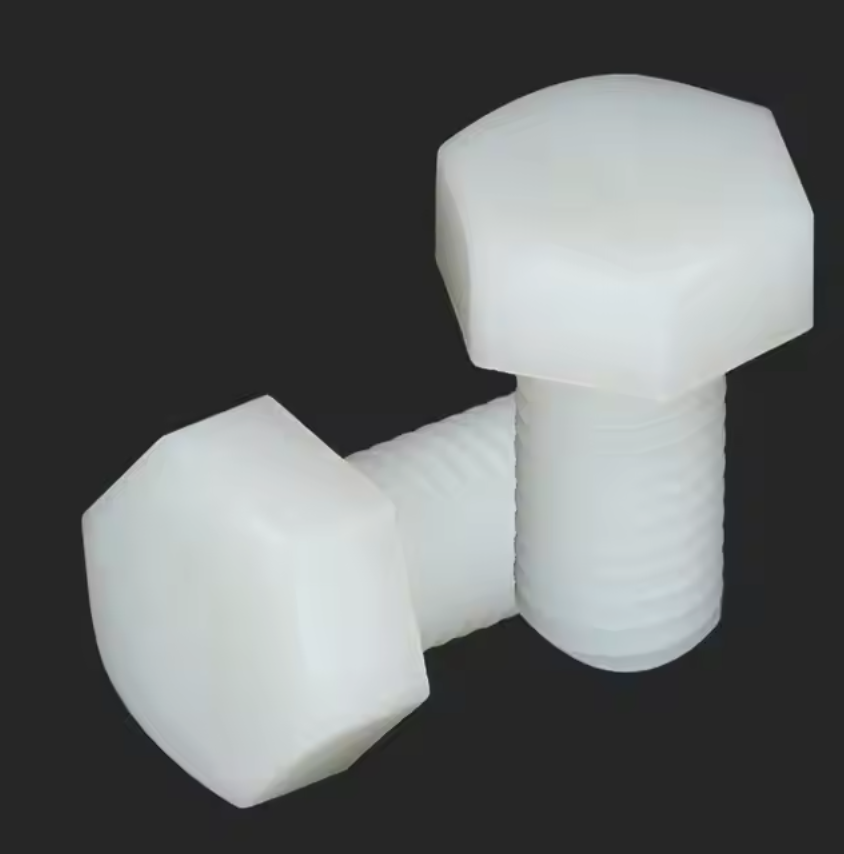 Andus Plastic Nylon White Hex 8mm Screw Fasteners