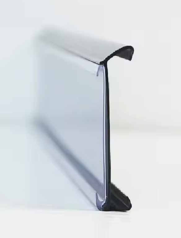 Andus PVC Plastic Extrusions On Shelf Edge For Holding Labels
