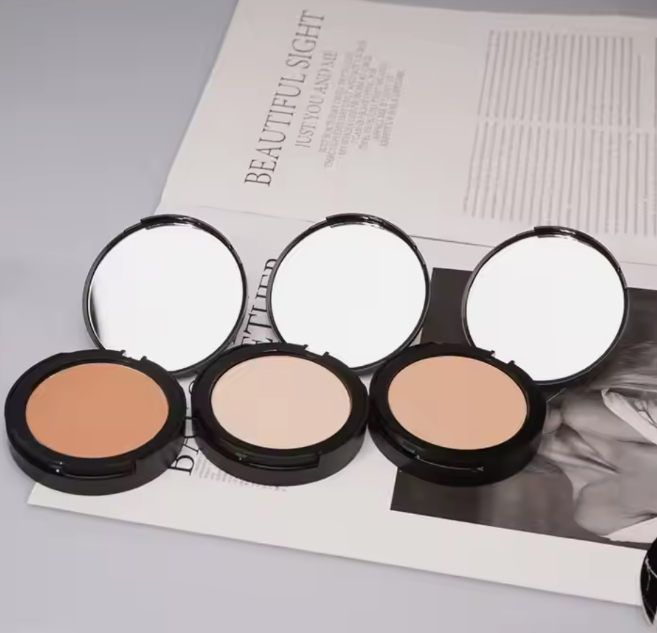Andus 3 Colors Summer Matte Pressed Powder Setting Powder Finishing Powder Oil Control With Puff