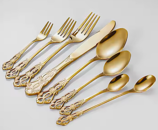 Andus Stainless Steel Vintage Design Silverware Set