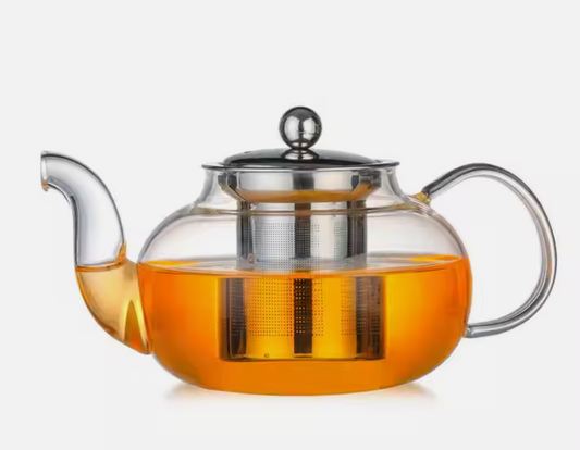 Andus Heat Resistant Glass Loose Leaf Tea Pot