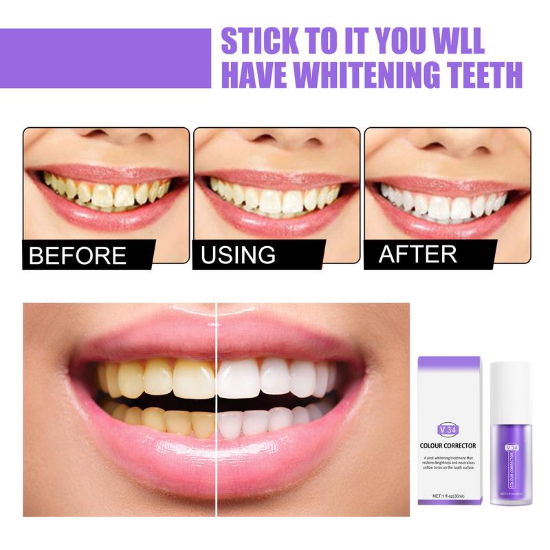 Teeth Intensive Whitening Toothpaste Color Corrector