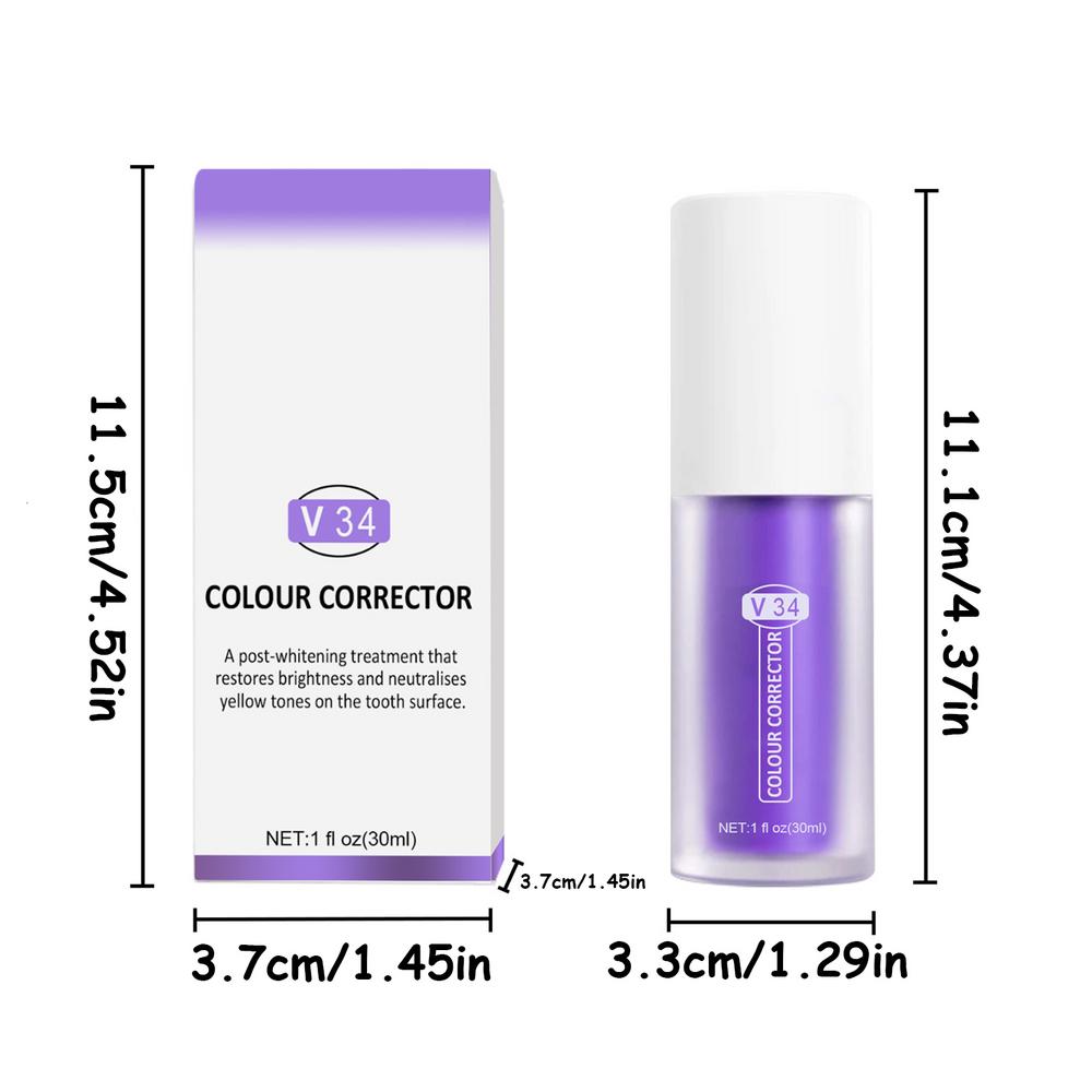 Teeth Intensive Whitening Toothpaste Color Corrector