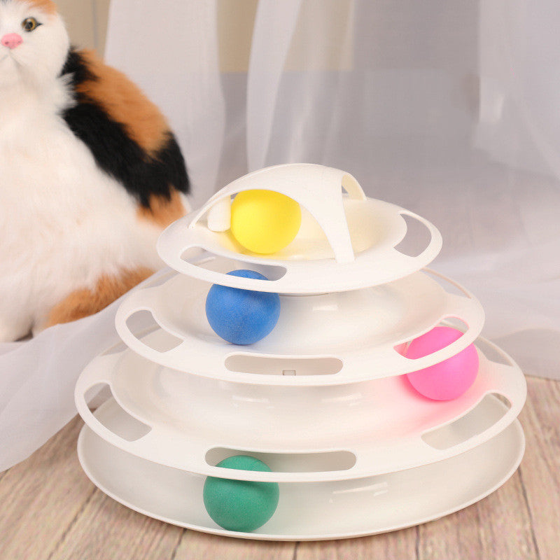Pet Supplies Galore Interactive Cat Tower Track Toy